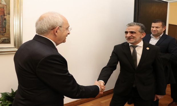 CUMHURİYET HALK PARTİSİ GENEL BAŞKANI KEMAL KILIÇDAROĞLU'NA ZİYARET